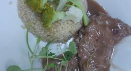 Hình ảnh món Cơm quinoa với bò bít tết