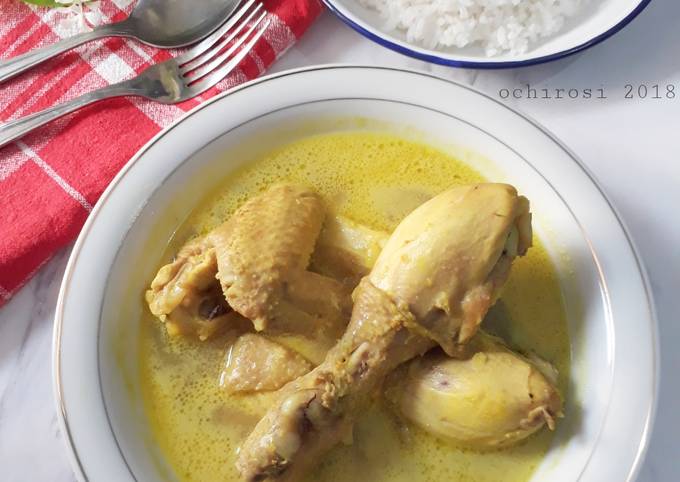 Opor Ayam Bumbu Kuning #Bandung_RecookLeniDenyra