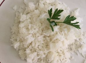 Una foto de Arroz blanco