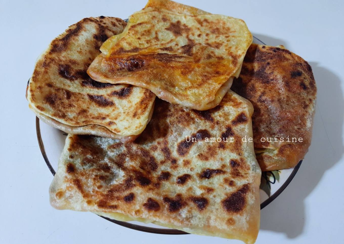 M'hajeb/ crêpes feuilletées farcies 🌶