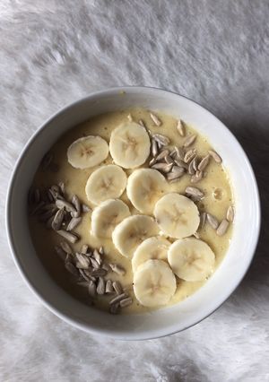 Foto resep Smoothies bowl (nanas + pisang)