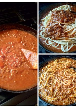 A picture of Spaghetti & Meat.