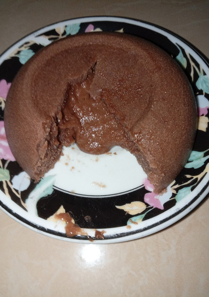Foto resep Lava cake no mixer no oven Murmer 🤩