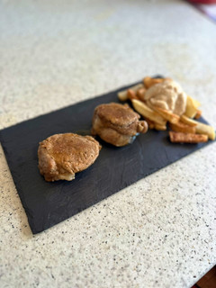 Una foto de Solomillo con salsa de almendras