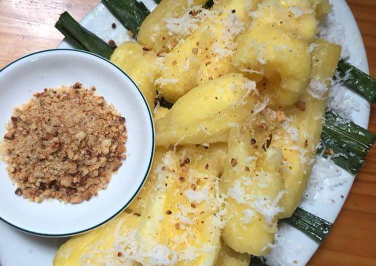 Cách Làm Món Khoai mì hấp nước cốt dừa của Mai Hồ - Cookpad