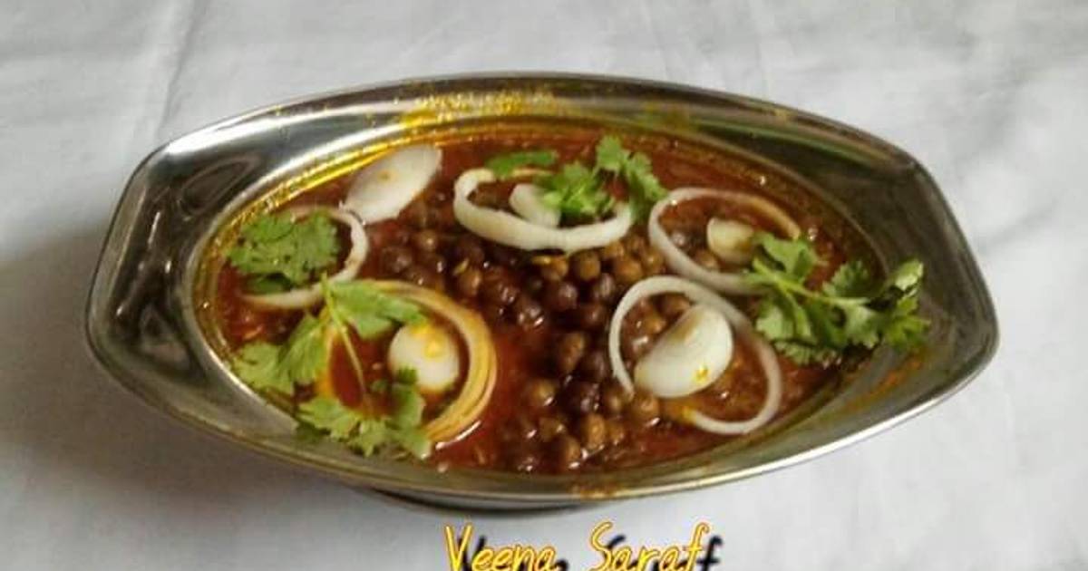 काले चने की सब्जी (Kale chane ki sabzi recipe in Hindi) रेसिपी बनाने की