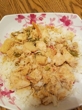 Recipe Slow cooker curry chicken and vegetables the So Delicious You can take Joss in your mouth