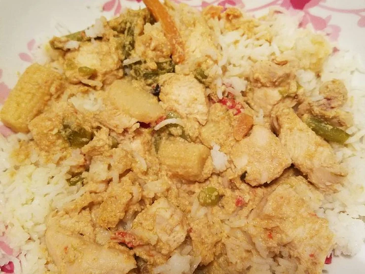 Recipe Slow cooker curry chicken and vegetables the So Delicious You can take Joss in your mouth