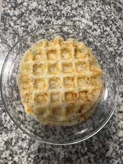 Una foto de Waffles de Yuca y chía
