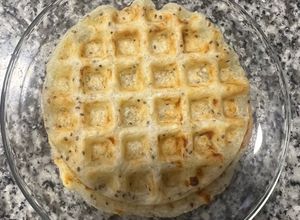 Una foto de Waffles de Yuca y chía