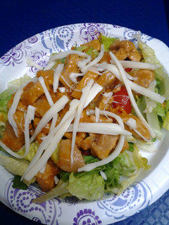 A picture of Apricot pork salad.