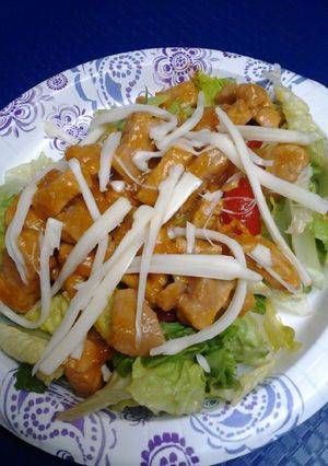A picture of Apricot pork salad.