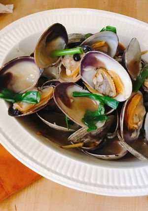 粵菜豆豉炒蛤蠣 的食譜成品照片