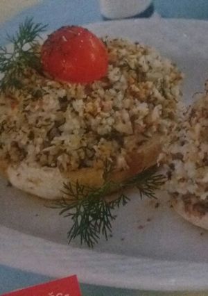 O poză a rețetei Ciuperci cu surimi.
