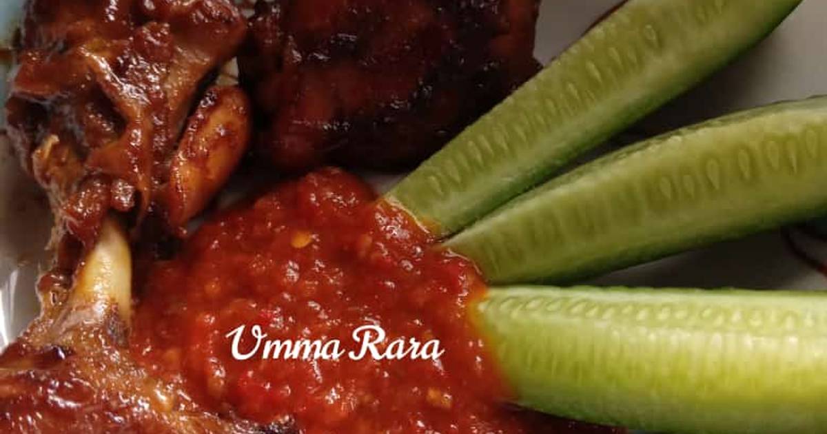 Resep 40 Ayam Bakar Bumbu Instan Sambal Oleh Yulia Sari Cookpad