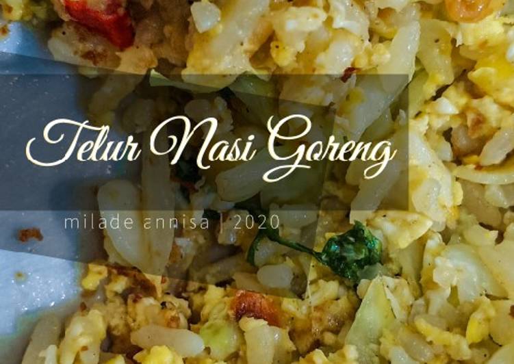 Bagaimana Membuat Telur Nasi Goreng, Bikin Ngiler