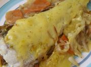 Una foto de pescado bonito al horno