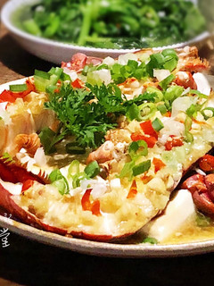 🦞蒜蓉蒸龍蝦;波士頓龍蝦) 的食譜成品照片