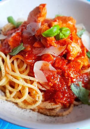 Zdjęcie przepisu Spaghetti al pomodoro.