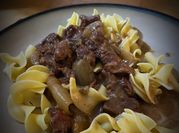 A picture of slow cooker stroganoff