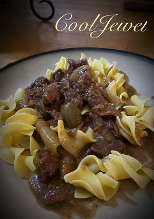 A picture of Mom’s Beef Stroganoff (Crockpot).