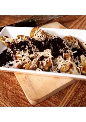 Foto resep Pisang bakar keju oreo