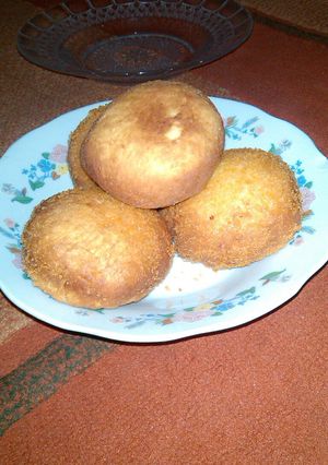 Foto resep roti goreng isi sayur