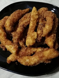 Una foto de Fingers de pollo con paprika y garam masala