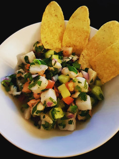 A picture of Fish and Shrimp Ceviche.