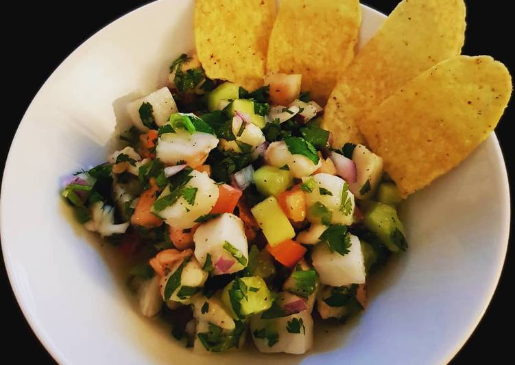 Everyday Fresh Fish and Shrimp Ceviche