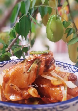 Hình của món Cánh gà chiên nước mắm da giòn.