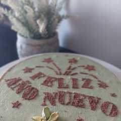 Una foto de Cheesecake de pistachos