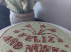 Una foto de Cheesecake de pistachos