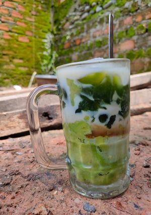 Foto resep Es alpukat cincau gula aren