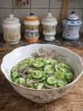 Insalata di cetrioli e cipolle alla piemontese