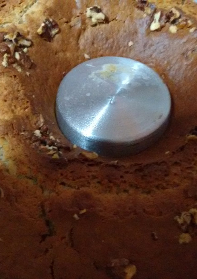 Una foto de Budín de banana nuez y dulce de leche