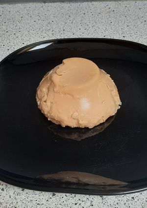 Une photo de Bowlflan proteiné au micro-ondes