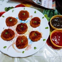 A picture of Healthy tasty delicious left over rajma tikki.