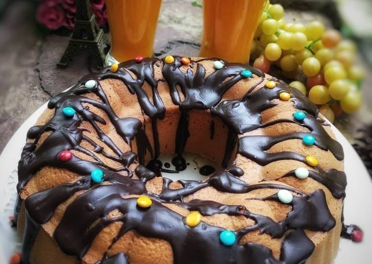 Bolu Nutrijel Mangga toping Coklat. #paders_2ndanniv