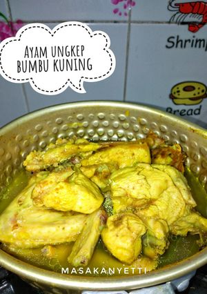 Foto resep Ayam Ungkep Bumbu Kuning