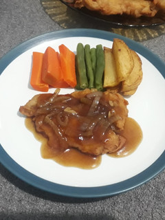 Foto resep Simple crispy chicken steak