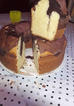 Una foto de Bizcochuelo Marmolado