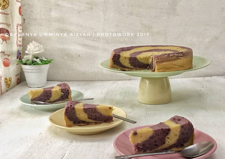 Cake Ubi Ungu-Kuning Magic Com ala #dapurnyaumminyaaisyah