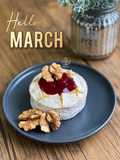 Baked Brie with Lingonberry & Walnut