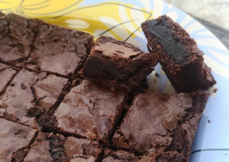 Brownies Panggang 3 bahan