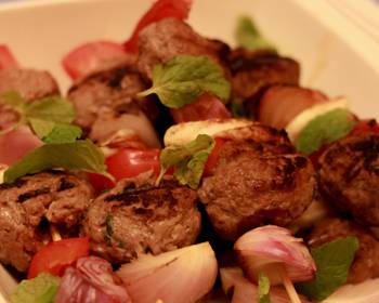 Without Fail Making Recipe Lamb with Halloumi Skewers Delicious