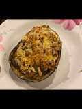 Baked Eggplant with Tuna and Cheese