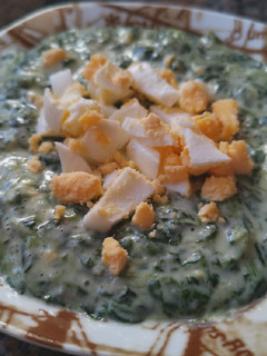 Una foto de Espinacas con bechamel
