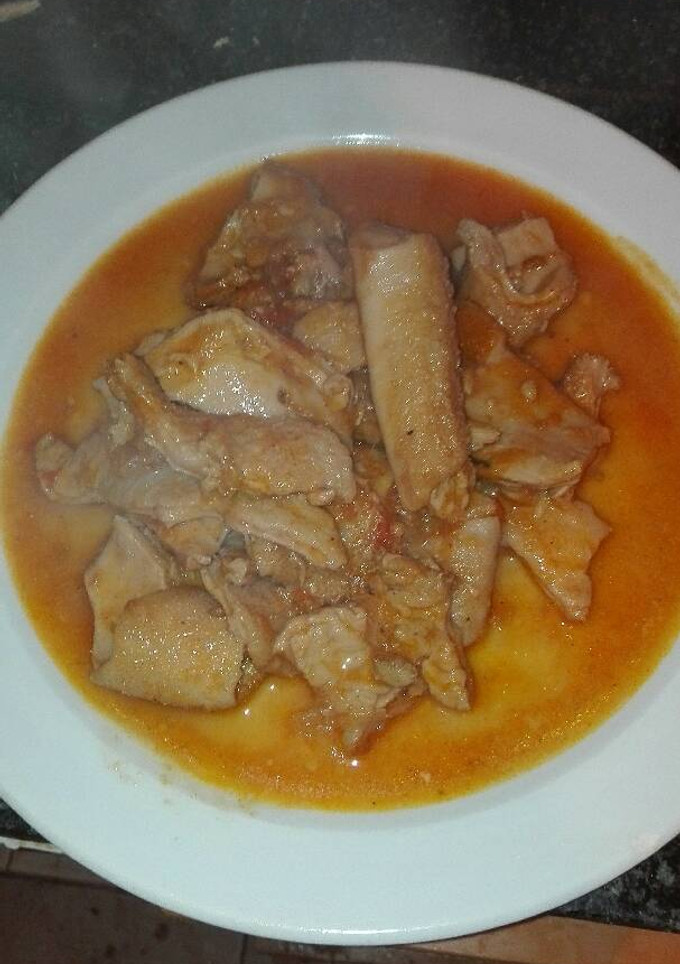 Una foto de Callos de ternera en calderta en la olla GM g