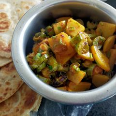 A picture of Parval Potato Sabzi.